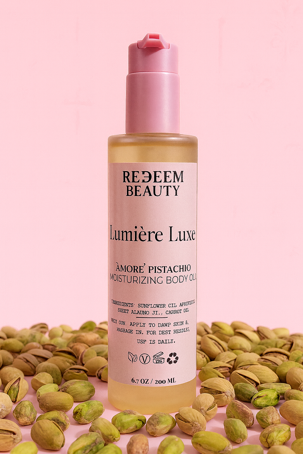 Amore' Pistachio Body Oil